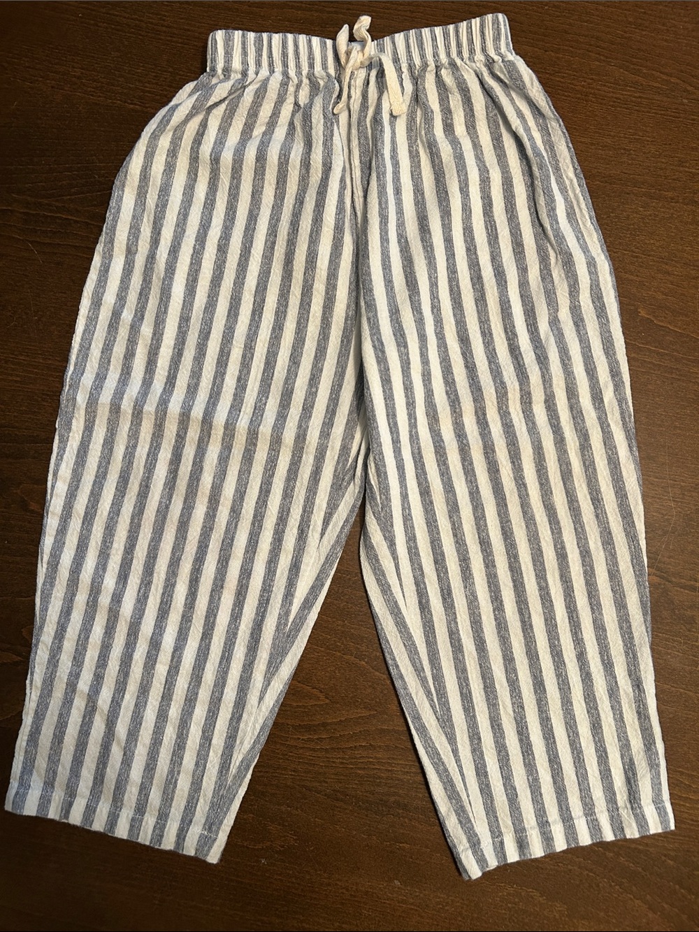 Striped Pull-On Pants
